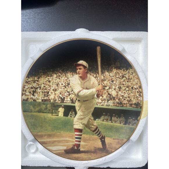 DELPHI ROGER HORNSBY THE .424 SEASON LARGE 8" PLATE BRADFORD EXCHANGE - Picture 1 of 7